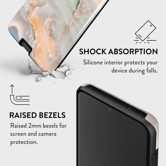 NEW BURGA Pastel Hues Colorful Marble Samsung Galaxy S20 Ultra 4G/5G Case Tough - Picture 8 of 9